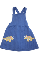Jojo Maman Bebe Pinafore, Blue, 4