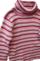 Sprout Long-Sleeve Top, pink stripe, 2