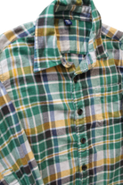 Uniqlo Shirt, green check, 3-4