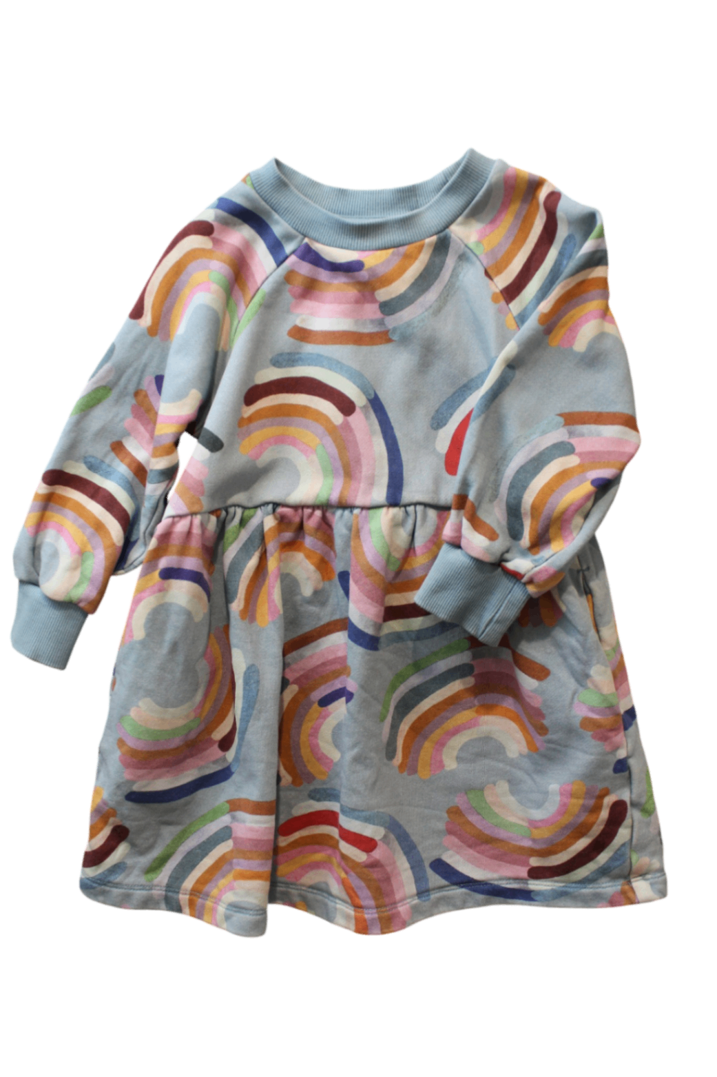 Castle x Gorman Playground Dress, blue, 2-3