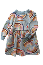 Castle x Gorman Playground Dress, blue, 2-3