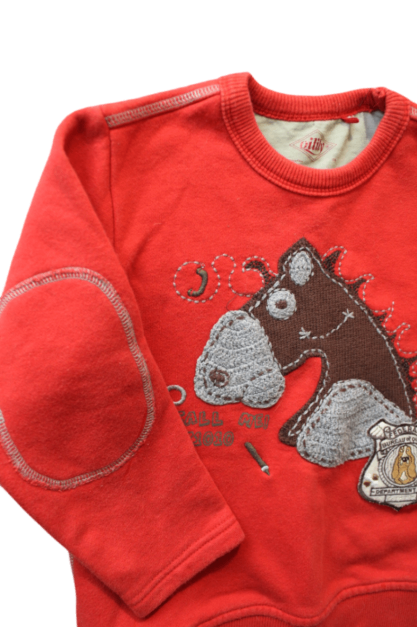 Oilily Jumper, Red, 3-4
