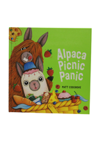 Alpaca Picnic Panic Book, Green,