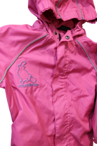 Muddlarks Rain Overalls, Pink, 4