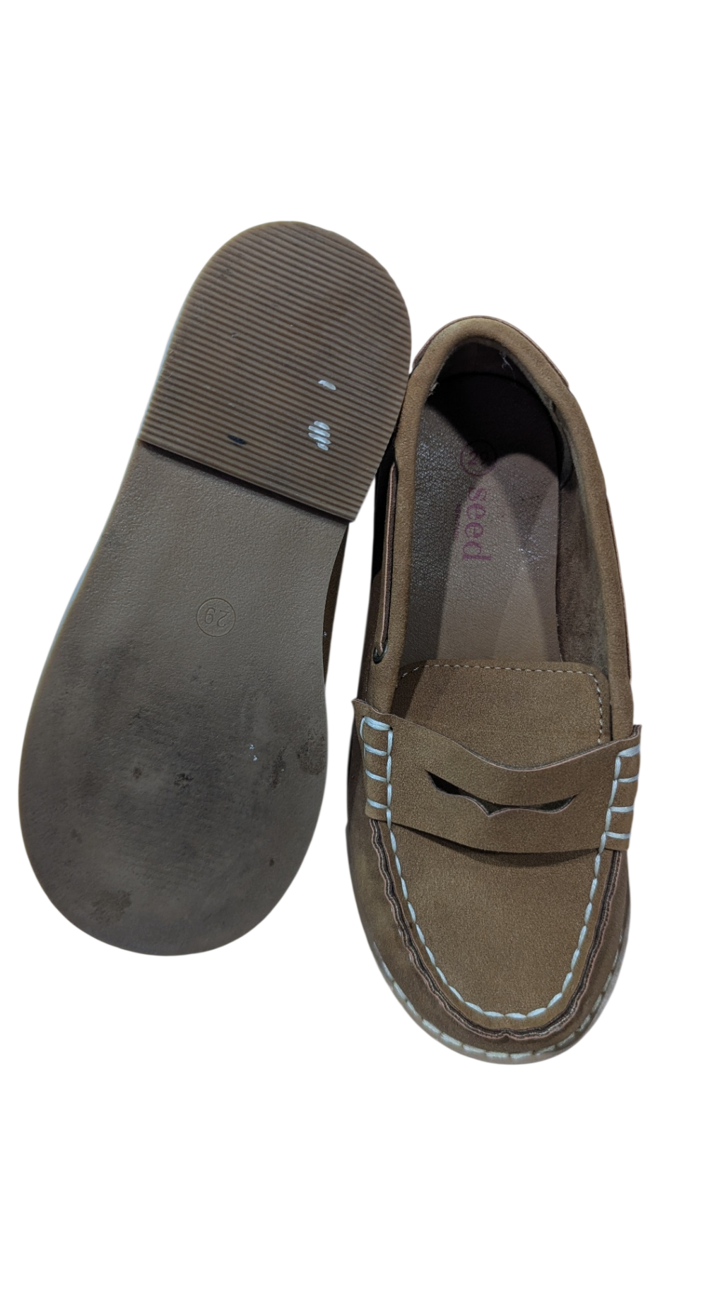 Seed Loafers, Brown, 29