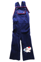 Vintage Overalls, Navy Blue, 1