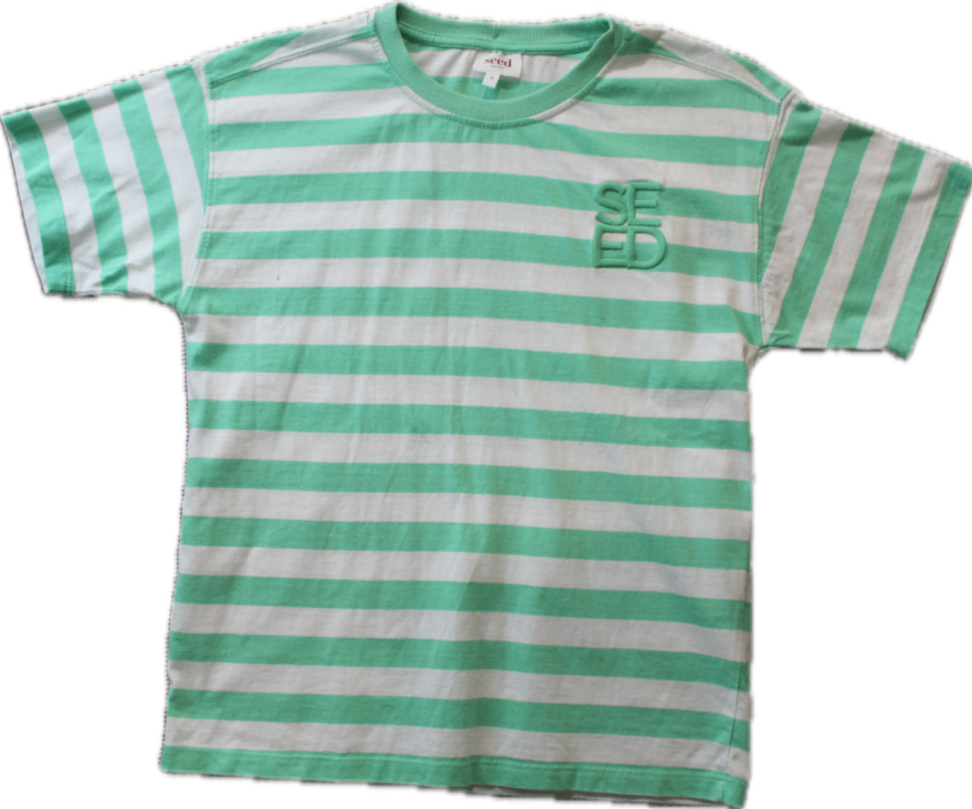 Seed T-Shirt, Mint Green and White, 9