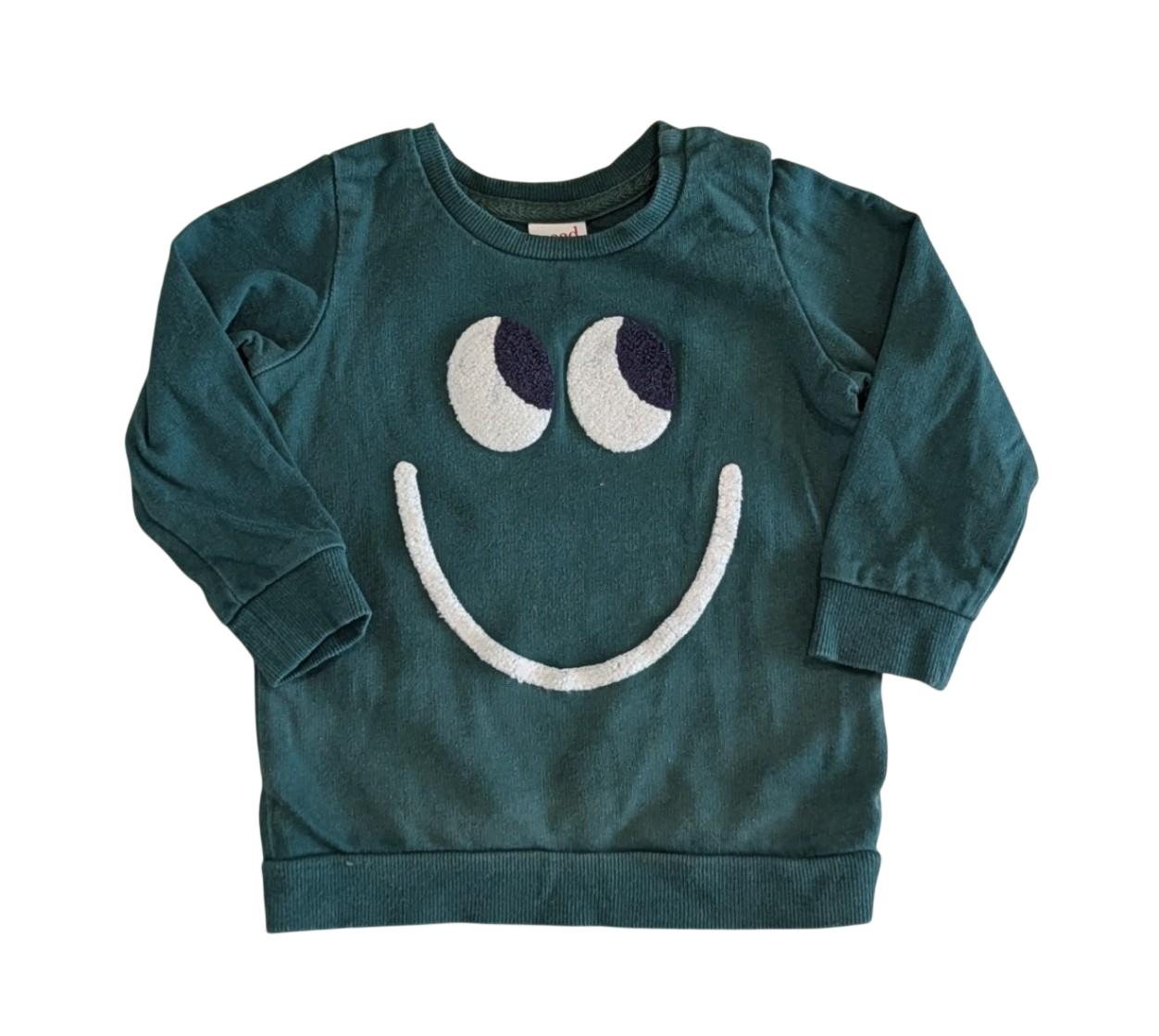 Seed Jumper, Forest Green/Boucle Applique, 1