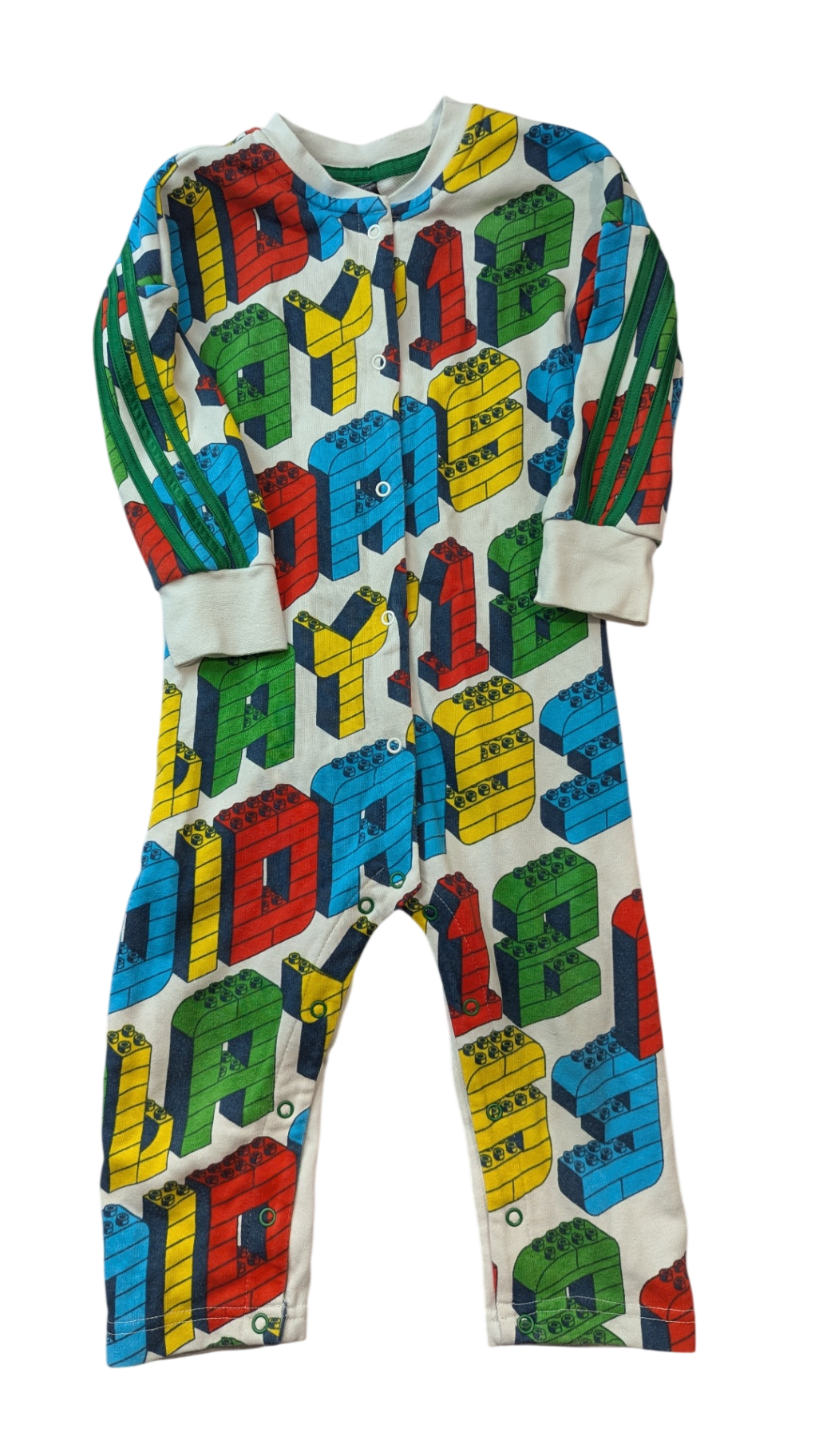 Adidas x Lego Jumpsuit, White/Lego print, 2