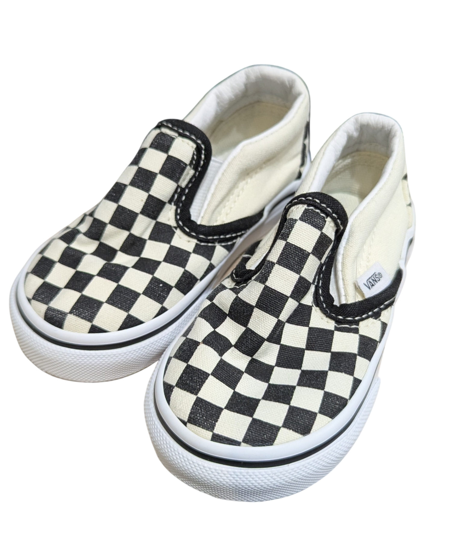 Vans Shoes, Black and Cream check, EU 21