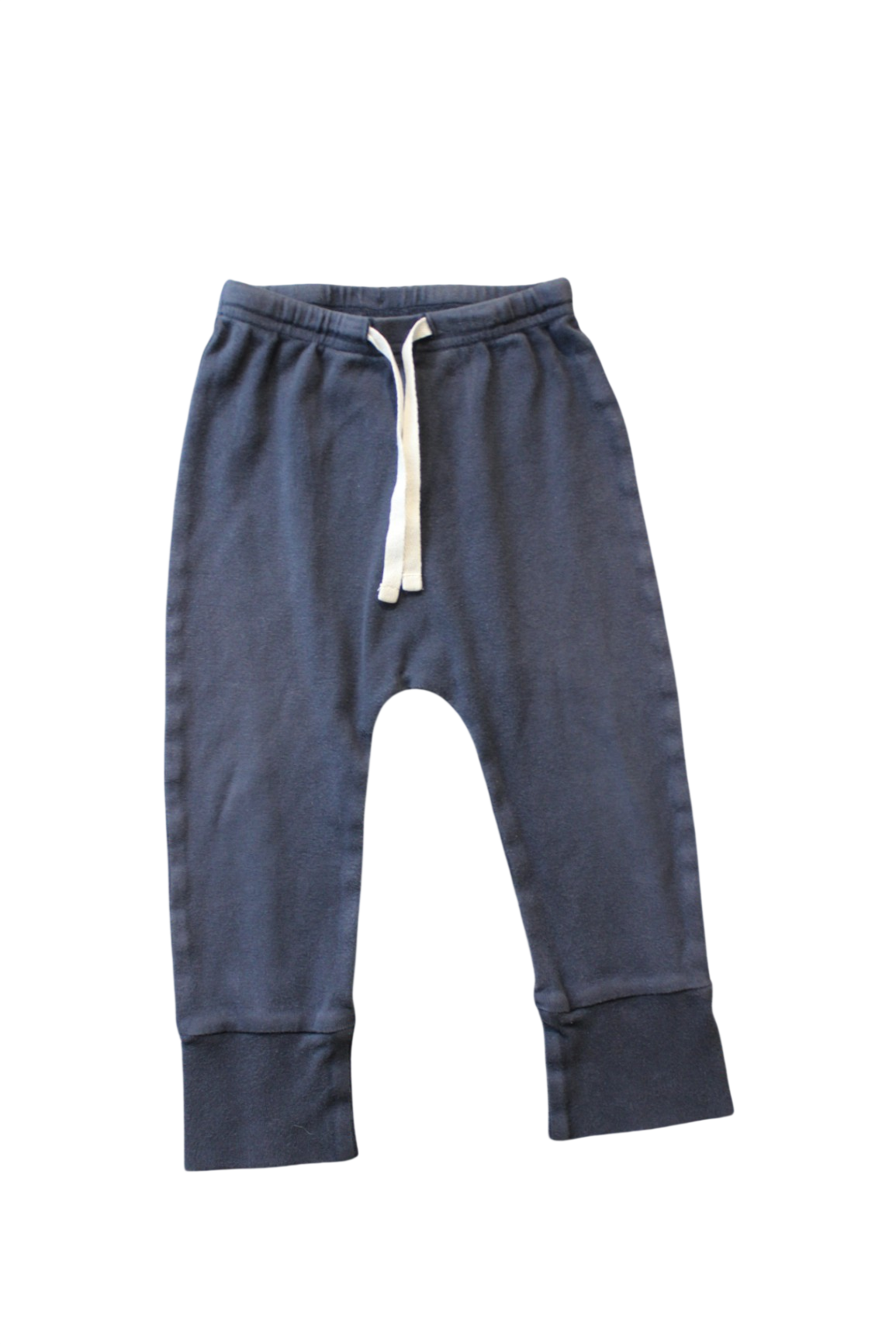 Natuer Baby Knit Leggings, Dark navy blue, 2