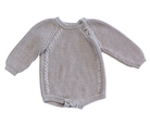 Fox & Finch Knitted Bodysuit, Beige speckle, 1