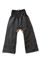 Oishi-m Pants, Dark denim/Floral patchwork, 2
