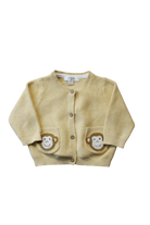 Purebaby Cardigan, Pale yellow, 00 / 3-6 months