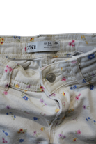 Zara Pants, White with multicolour floral print, 3-4 years / 104