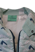 ergoPouch Sleeping Bag, Mint green with navy, pale pink and white accents, 3-12M