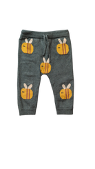 Jack & Milly Pants, Green w Bee Prints, 0