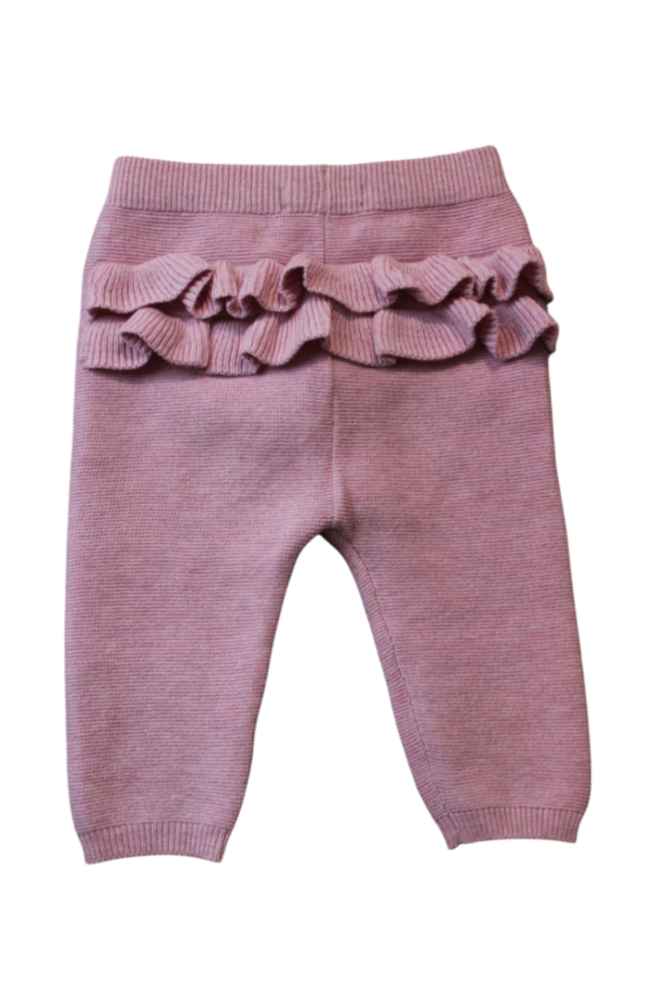 Purebaby Knit Leggings, Pink, 00 / 3-6 months