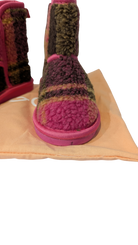 Kip & Co Boots, Pink Olive Plaid, EUR 27/28