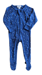 David Jones Jumpsuit, Blue w Red and WhitePrints, 000