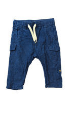 H&M Pants, Navy, 9-12M