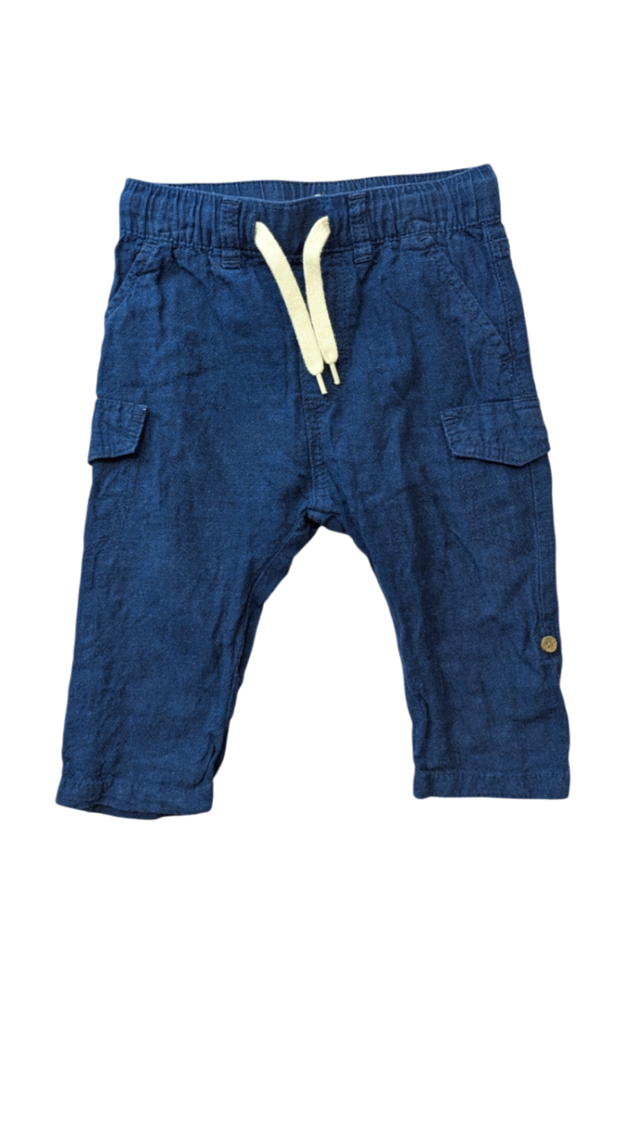 H&M Pants, Navy, 9-12M