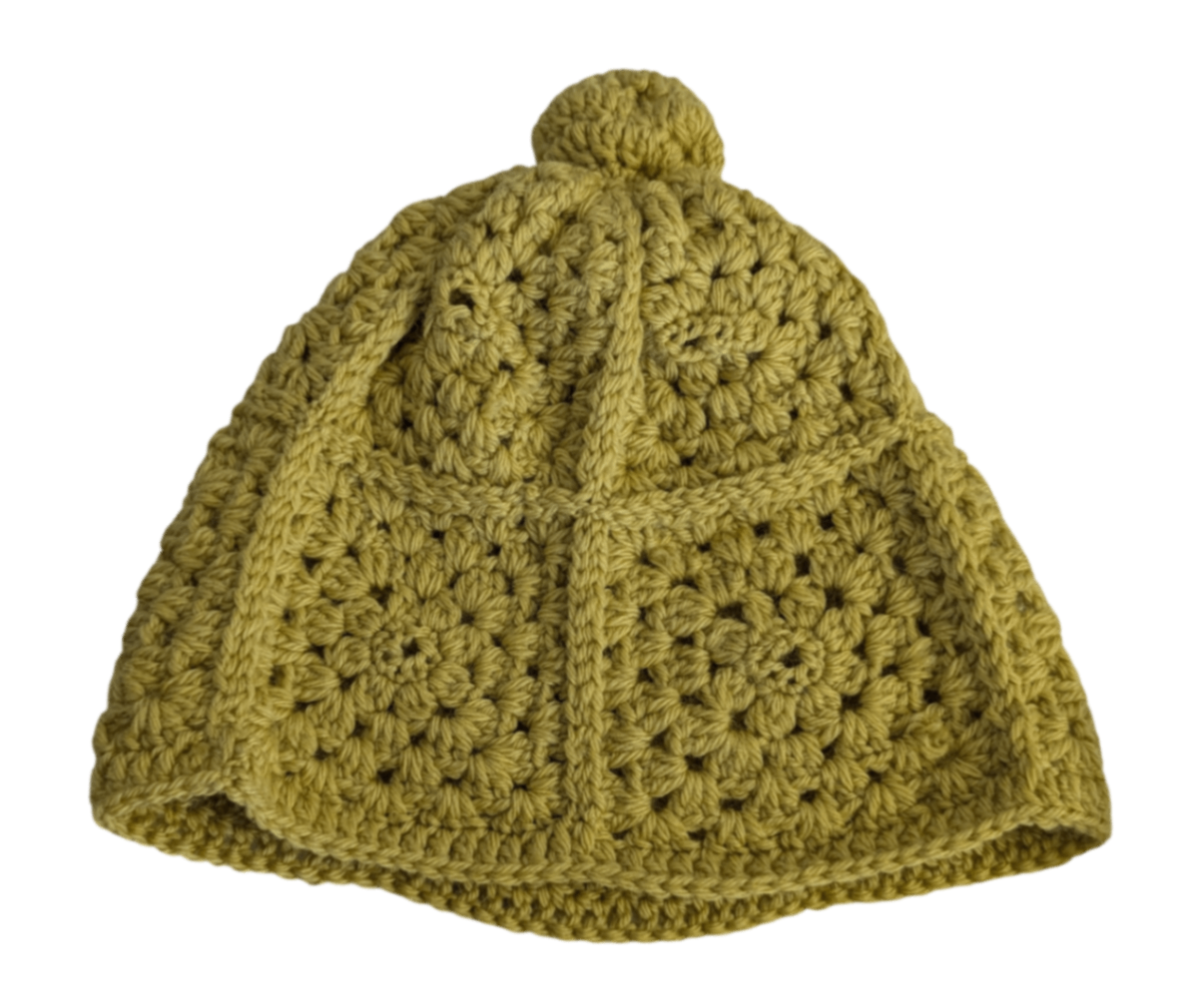 Handmade Beanie, Mustard Yellow, One Size
