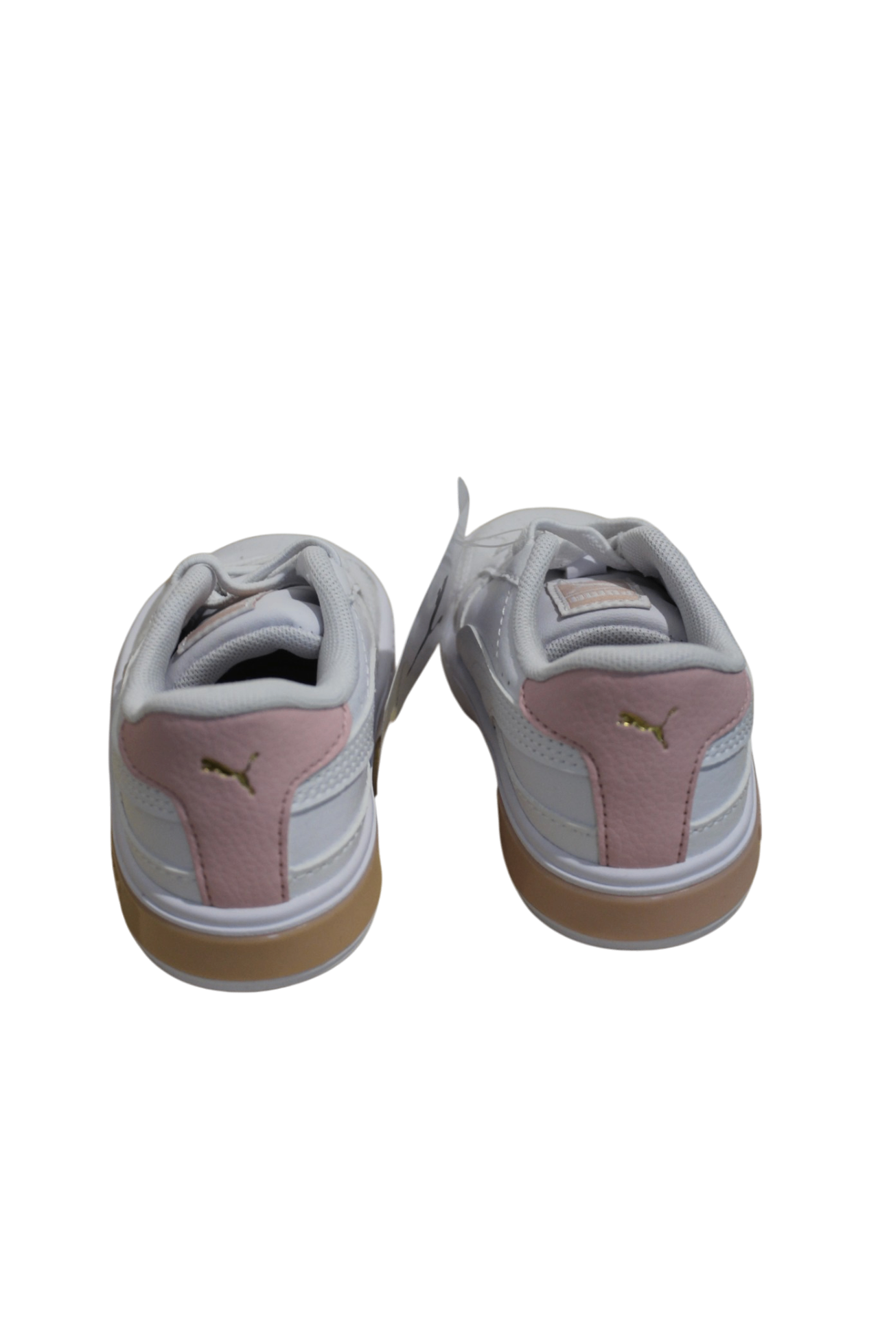 Puma Shoes, White with pink and beige accents, US 8/EUR 24