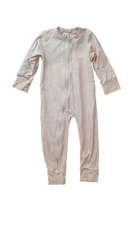 Nature Baby Jumpsuit, White & Red Stripes, 1