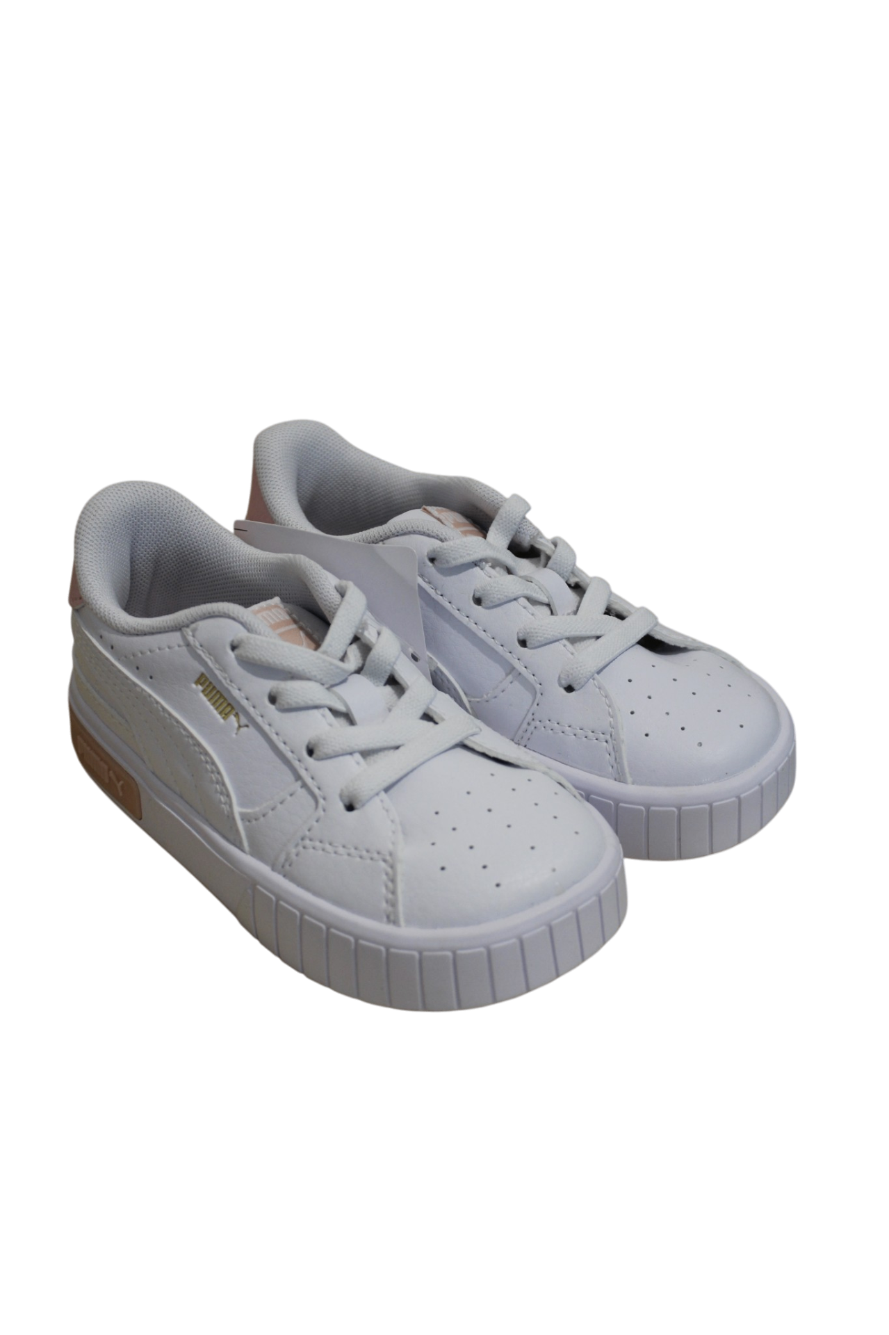 Puma Shoes, White with pink and beige accents, US 8/EUR 24