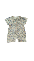 Nature Baby Jumpsuit, Cream w Multi Floral Print, 000