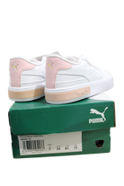 Puma Shoes, White with pink and beige accents, US 8/EUR 24