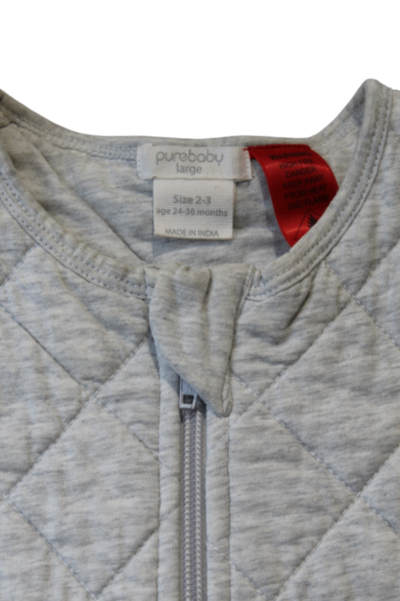 Purebaby Sleeping Bag, Grey, 2-3