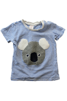 Seed Baby T-Shirt, blue stripe, 2
