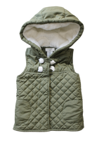 Aspen Kids Puffer Vest, Green, 4