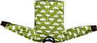 Me&i Long-Sleeve T-Shirt, Lime Green and White, 7-8