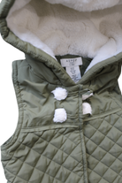 Aspen Kids Puffer Vest, Green, 4
