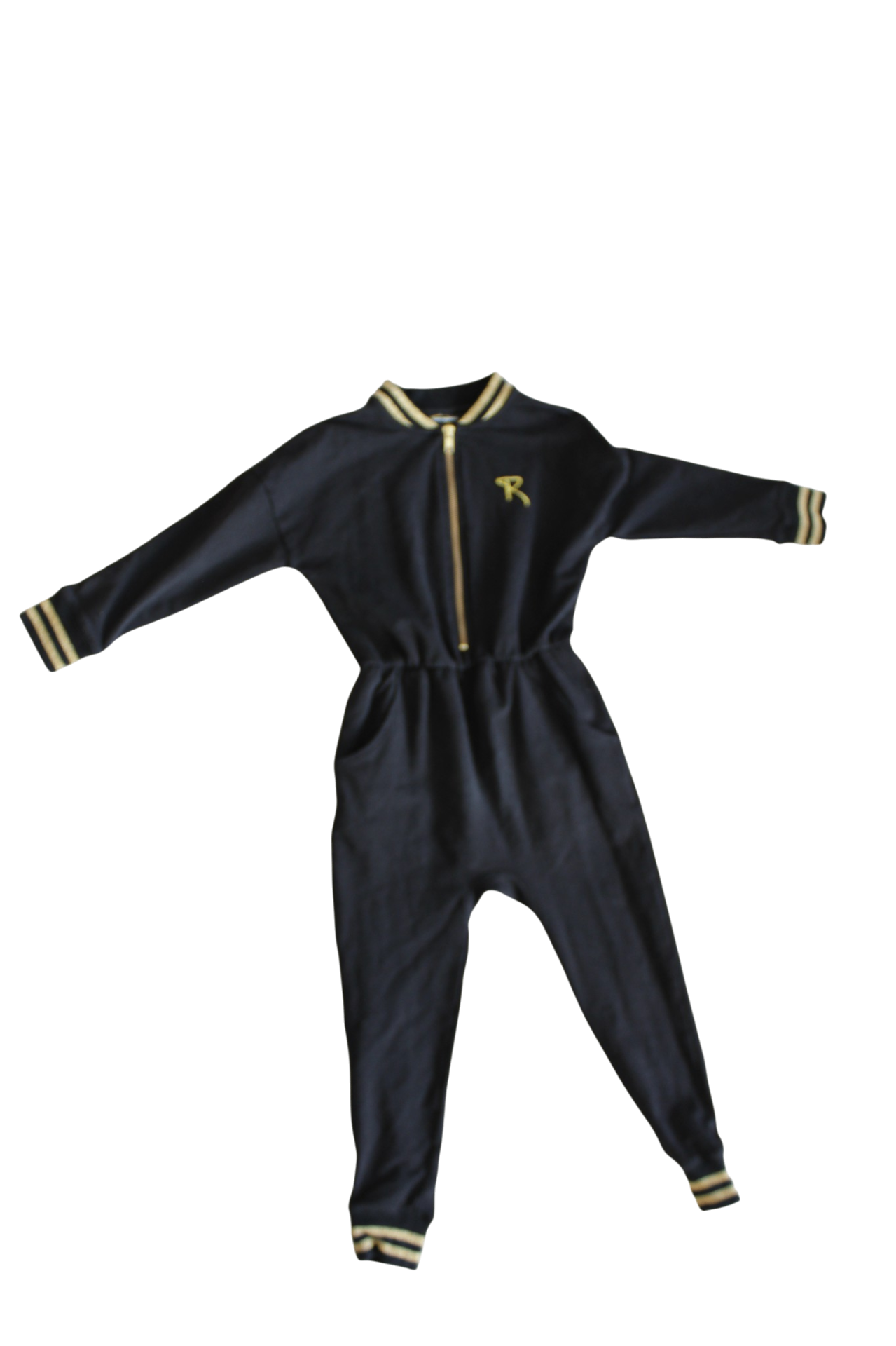 Rock Your Kid Boilersuit, Black, 6