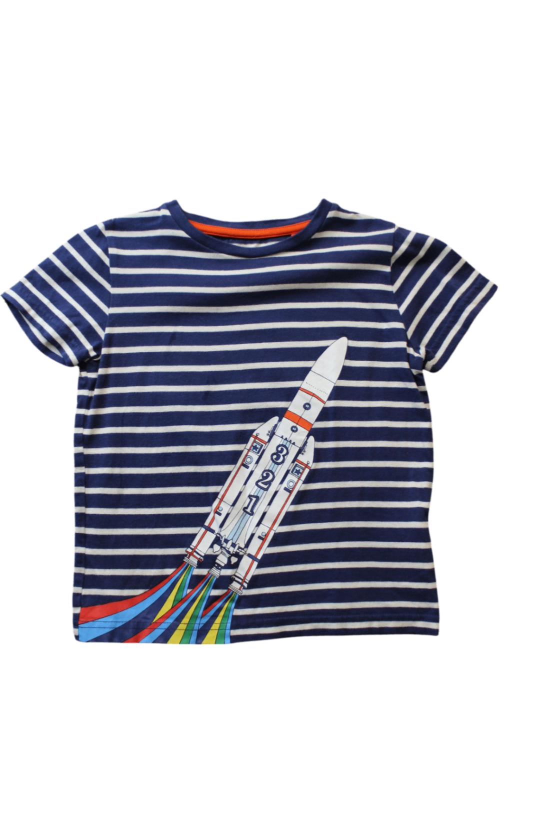 Mini Boden T-Shirt, Navy, 5-6