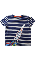 Mini Boden T-Shirt, Navy, 5-6
