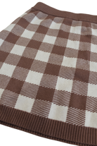Seed Teen Knitwear, Brown and Cream, 10