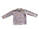 Gorman Playground Long-Sleeve T-Shirt, Lavender with multicoloured print, 5-6