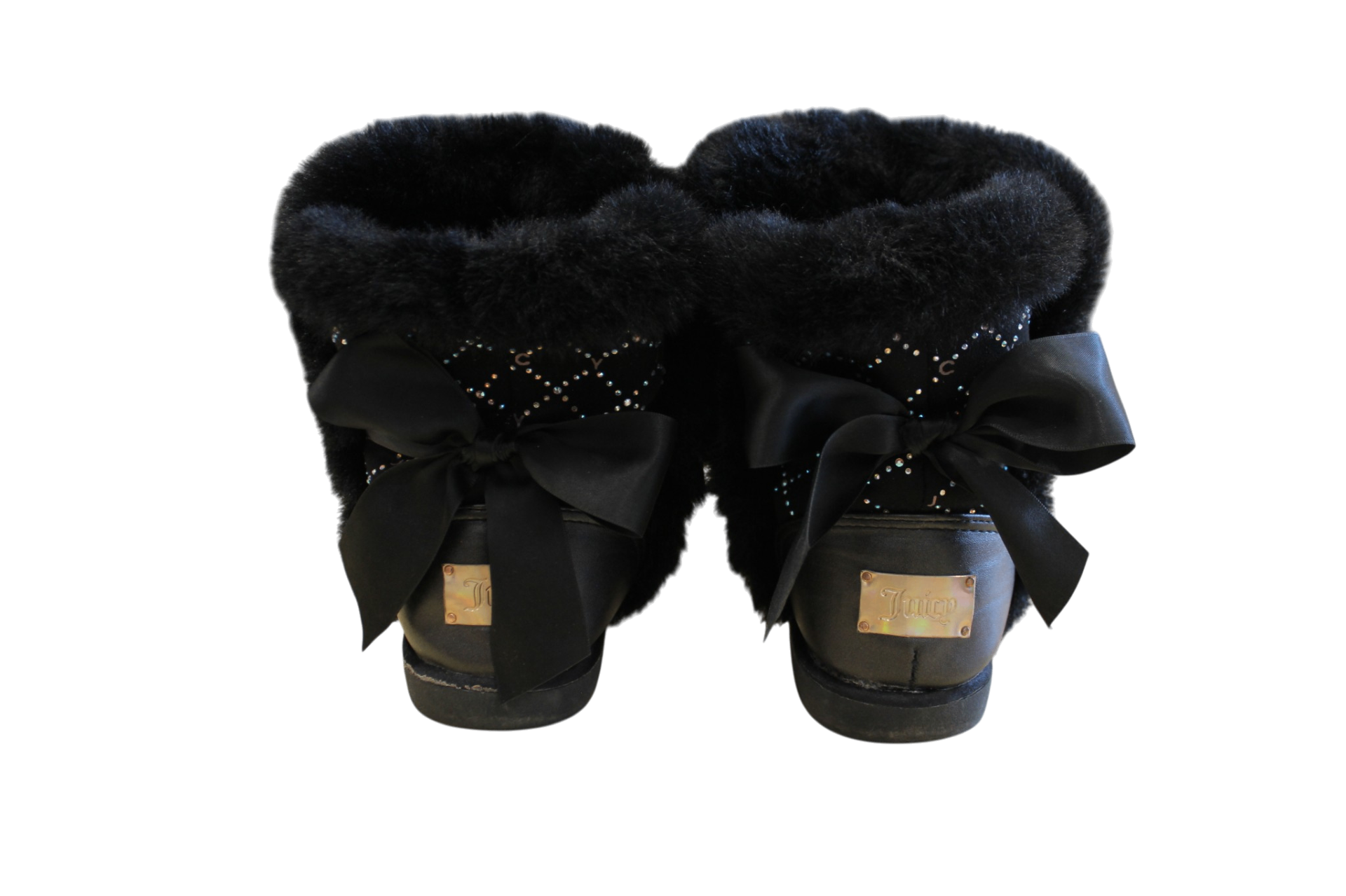 Juicy Couture Boots, Black, US 3/EUR 34