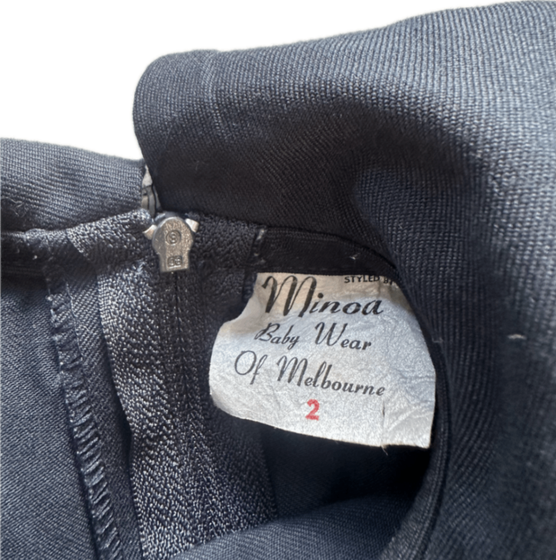 Minoa Baby Wear Of Melbourne Dress, Navy blue, 2