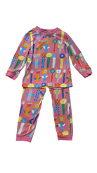 Halcyon Nights Pajama Set, Pink, 3