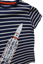Mini Boden T-Shirt, Navy, 5-6