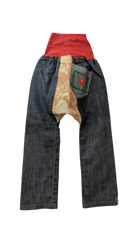 Oishi-m Pants, Dark blue, red, 2-3