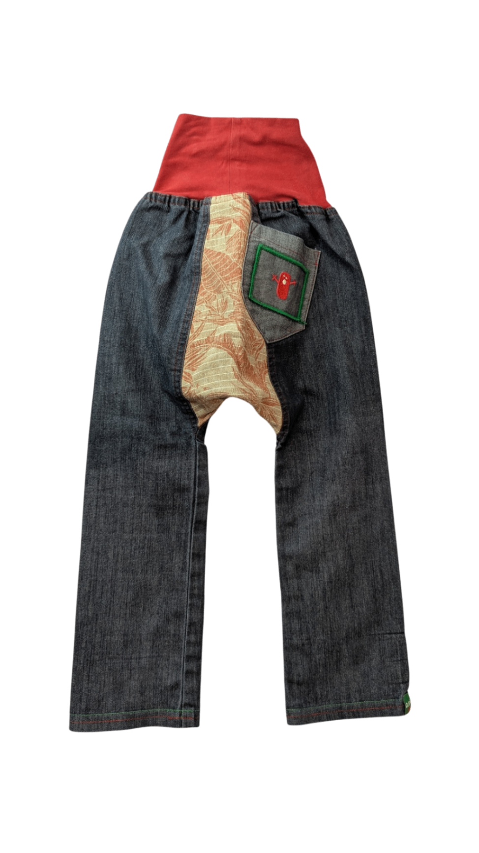 Oishi-m Pants, Dark blue, red, 2-3