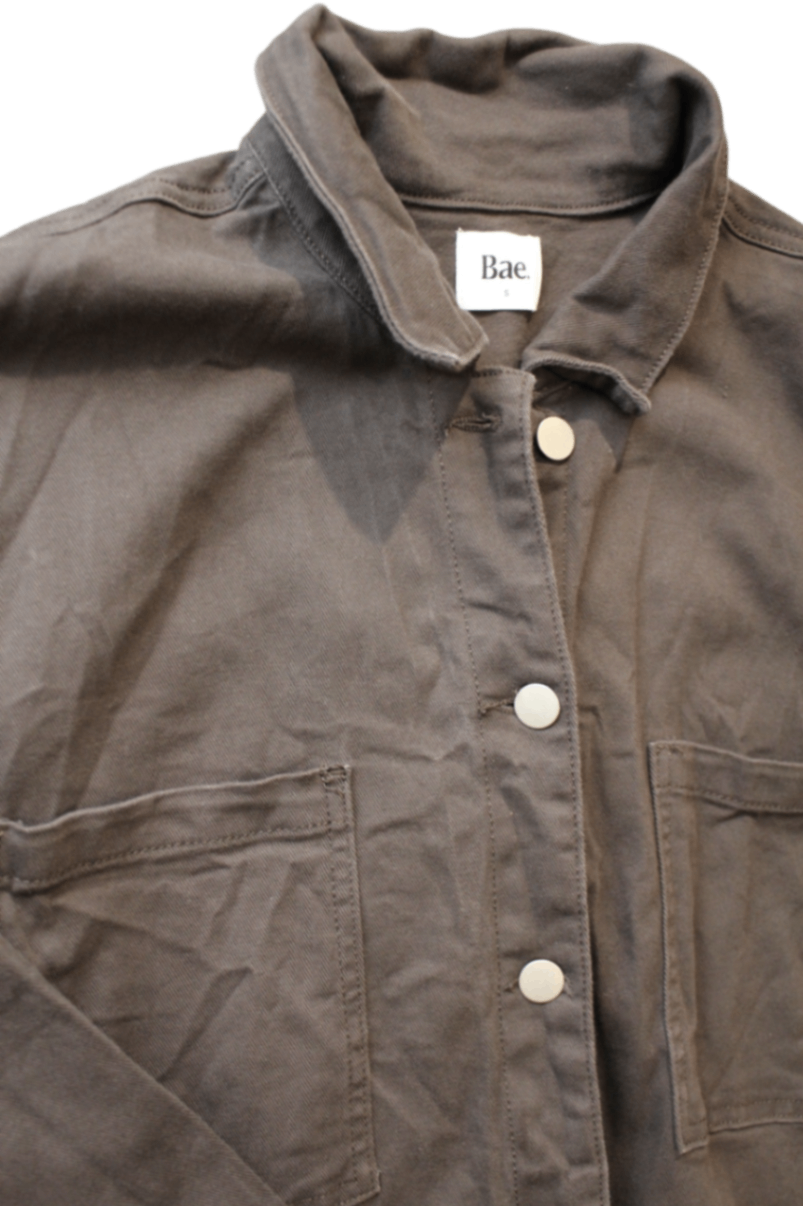 Bae Maternity Shirt, brown, Small/10