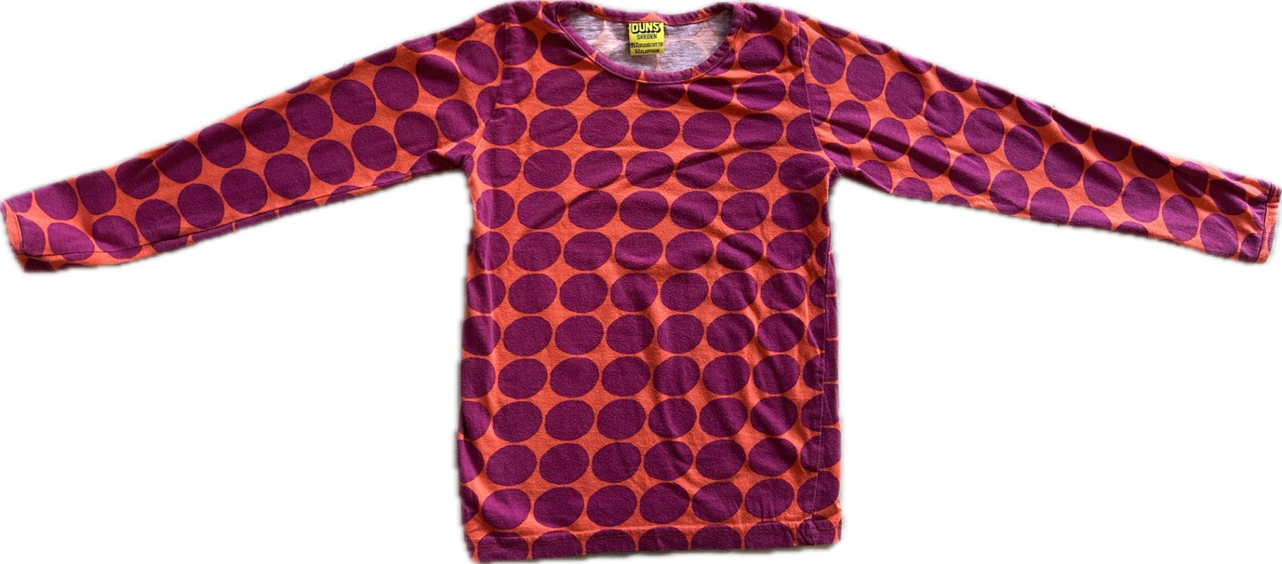 DUNS Sweden Long-Sleeve T-Shirt, Orange and Purple, 6